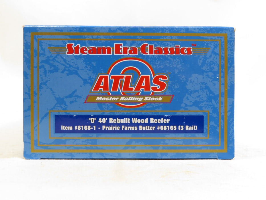 Atlas 8168-1 Prairie Farms Butter 40' Rebuilt Wood Reefer #68165 LN