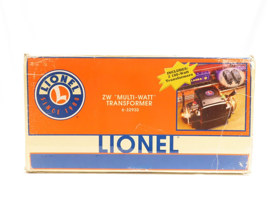 Lionel 6-32930 ZW Transformer 2X 180 Watt Bricks LN