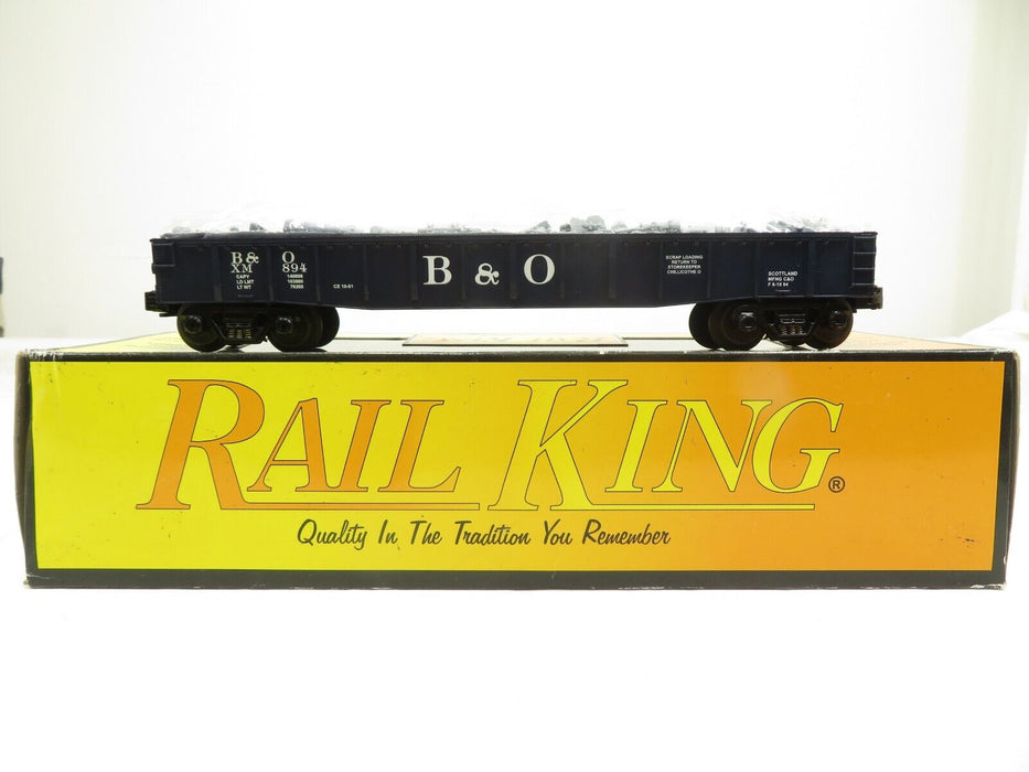 MTH 30-7213 Baltimore & Ohio Gondola Car w/Junk Load LN