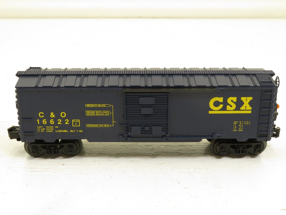 Lionel 6-16622 CSX Boxcar w/E.T.D. Blinking End of Train Device NIB