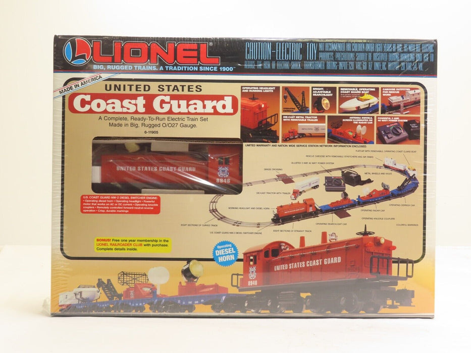 Lionel 6-11905 United States Coast Guard Ready to Run Set SEALED NIB