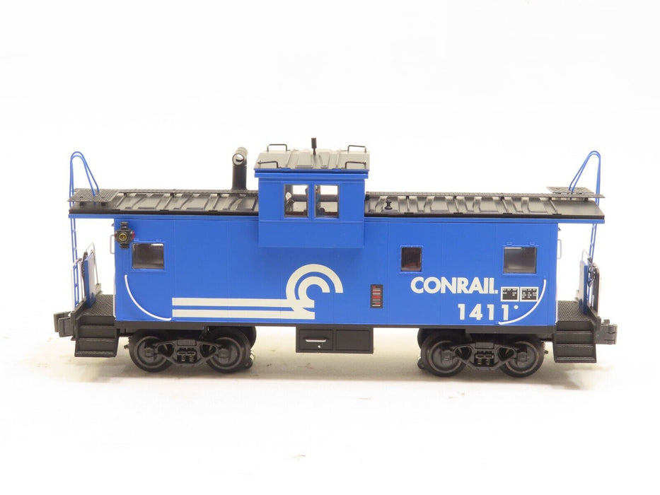 K-Line K613-1411 Conrail Extended Vision Smoking Caboose LN