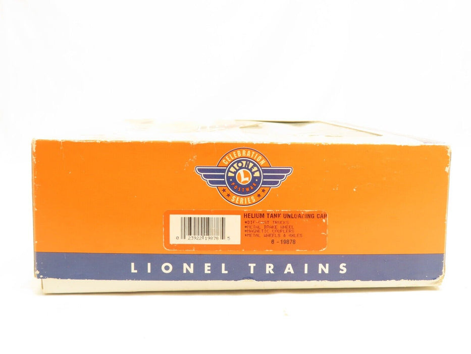 Lionel 6-19878 Helium Tank Unloading Car NIB