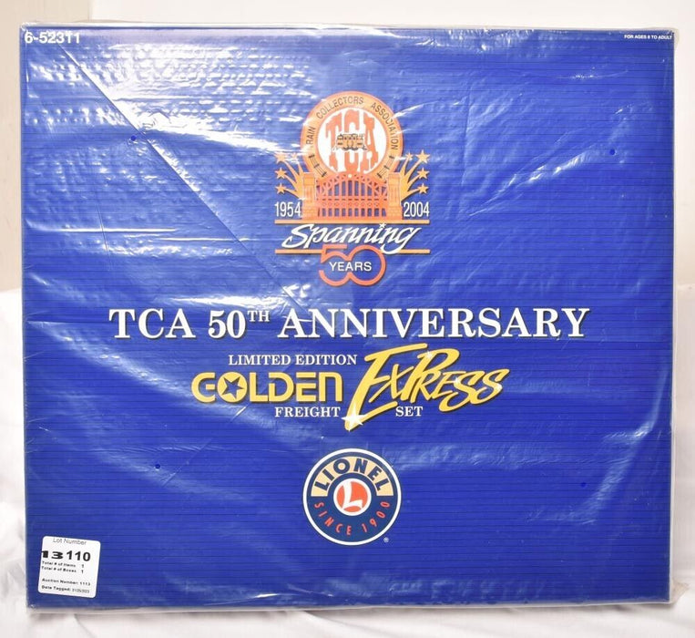 Lionel 6-52311 TCA 50th Anniversary LE Golden Express Freight Set NIB