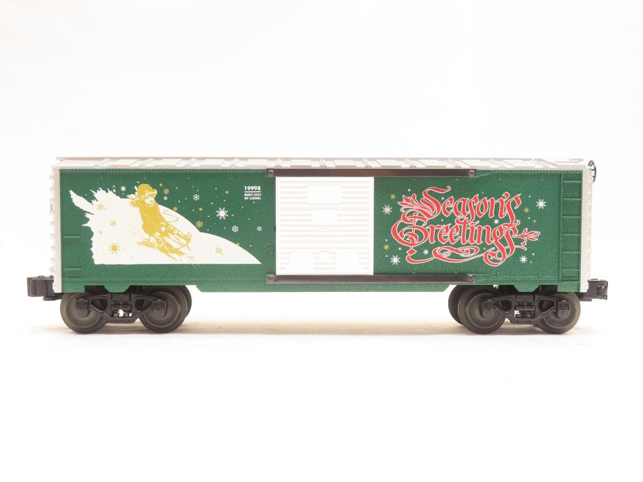 Lionel 6-19998 Box Car Christmas 2001 NIB