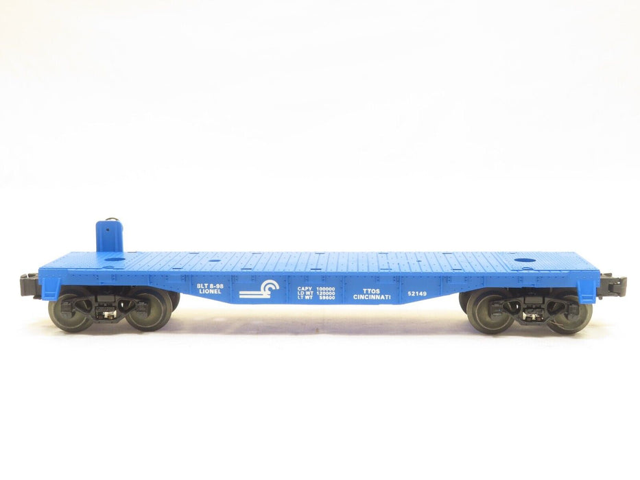 Lionel 6-52149 1998 TTOS Convention Car Conrail Flat Car with Shovel Kit NIB