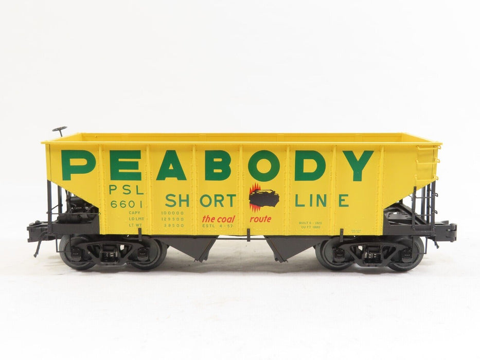 Atlas 3005821-1 "O" 55-Ton Coal Hopper Peabody #6601 NIB