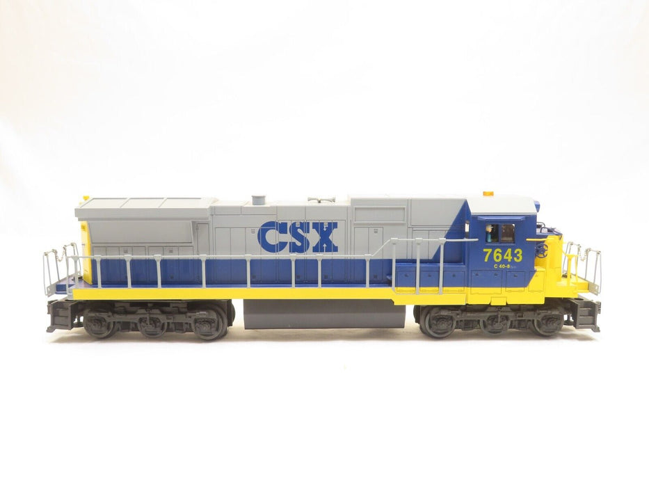 Lionel 6-18215 CSX Dash 8 40-C Diesel Cab #7643 LN