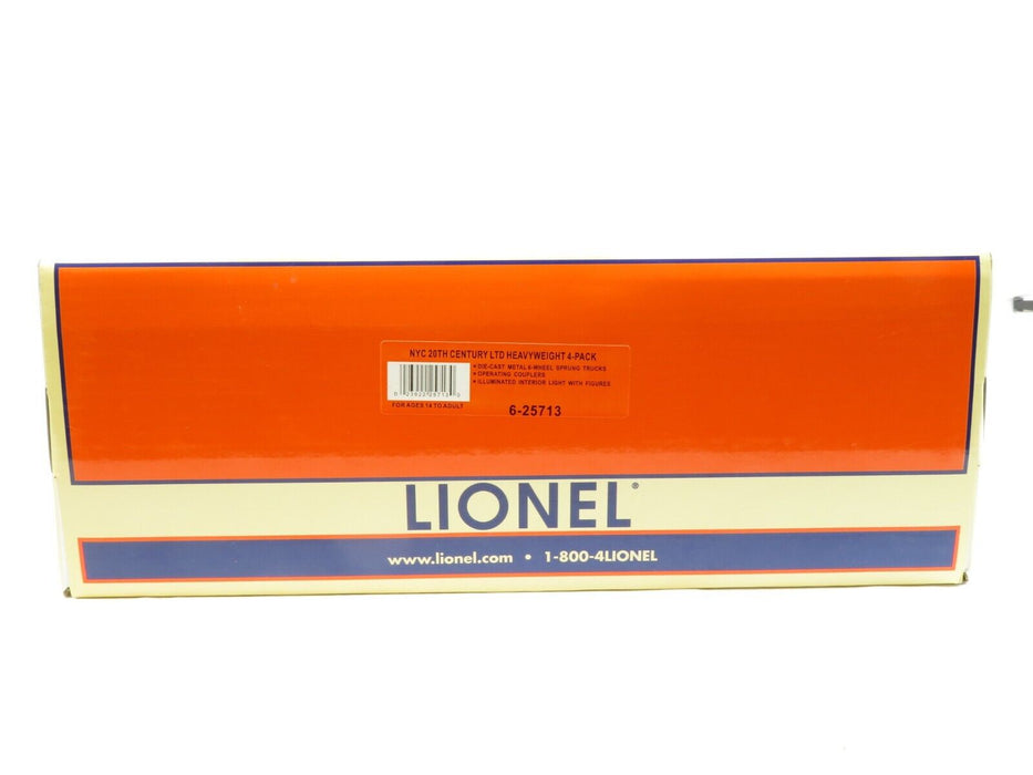 Lionel 6-25713 NYC 20th Century Limited Heavyweight Set LN
