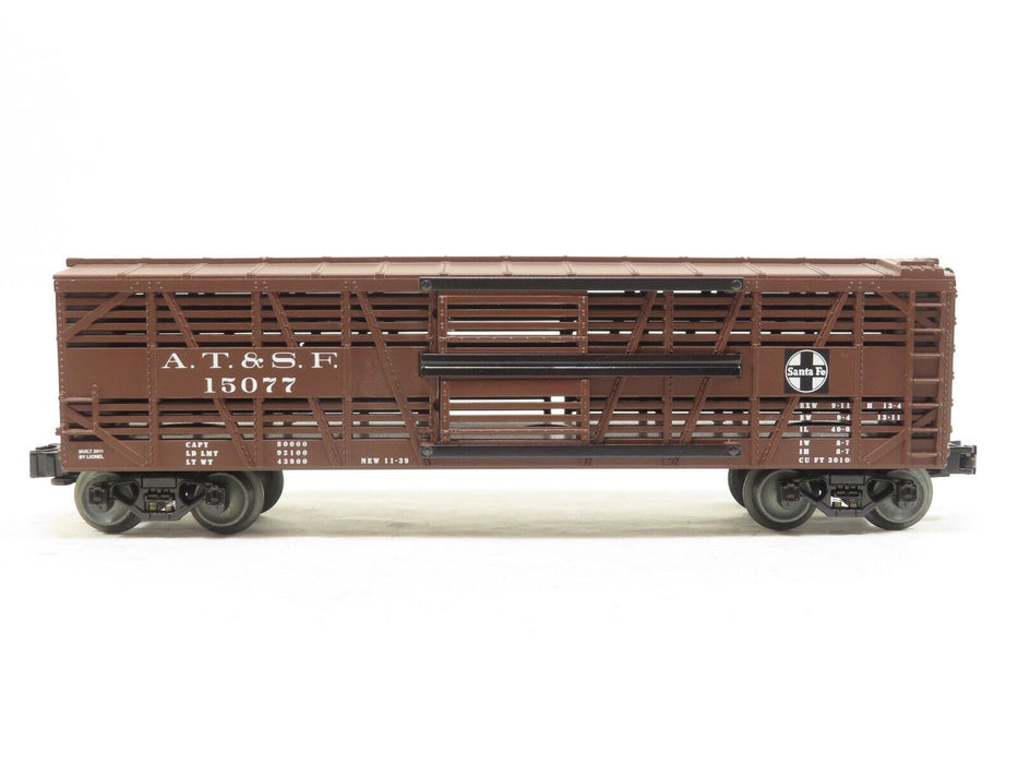 MTH RK-7108L Santa Fe Red & Silver Semi-Scale Stock Car LN