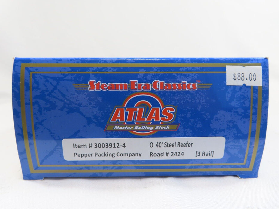 Atlas 3003912-4 Pepper Packing Company O 40' Steel Reefer Road #2424 NIB