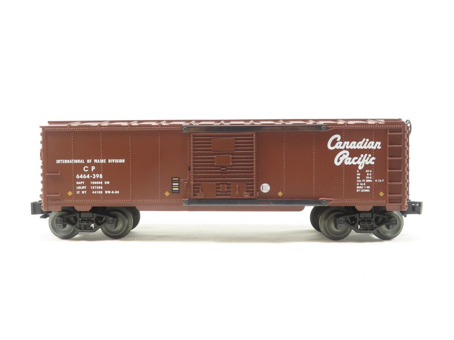 Lionel 6-29215 6464-398 Canadian Pacific Boxcar LN