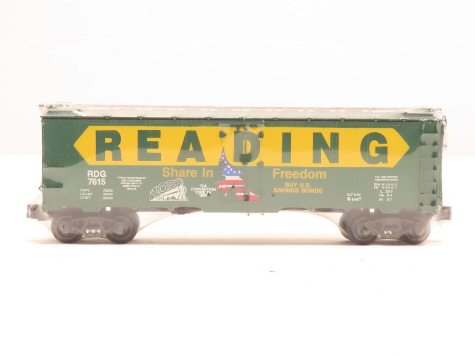 K-Line K-7615 Reading Classic Boxcar LN