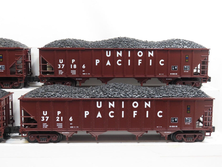 MTH 20-97404 Union Pacific 4 Bay Hopper 6 Car Set LN