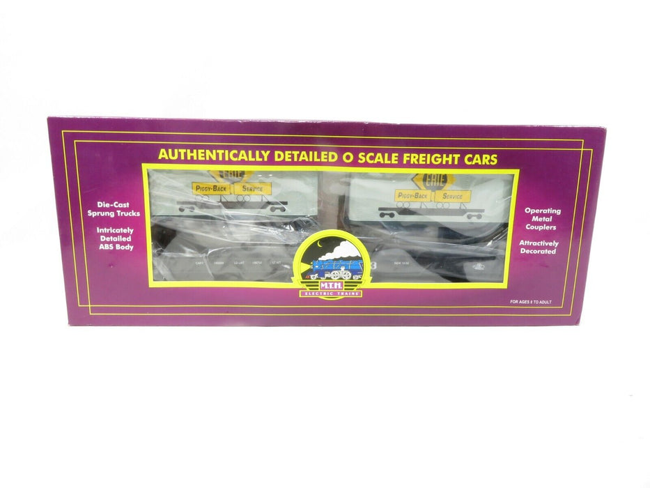 MTH 20-98179 Erie Flat Car w/Trailers NIB