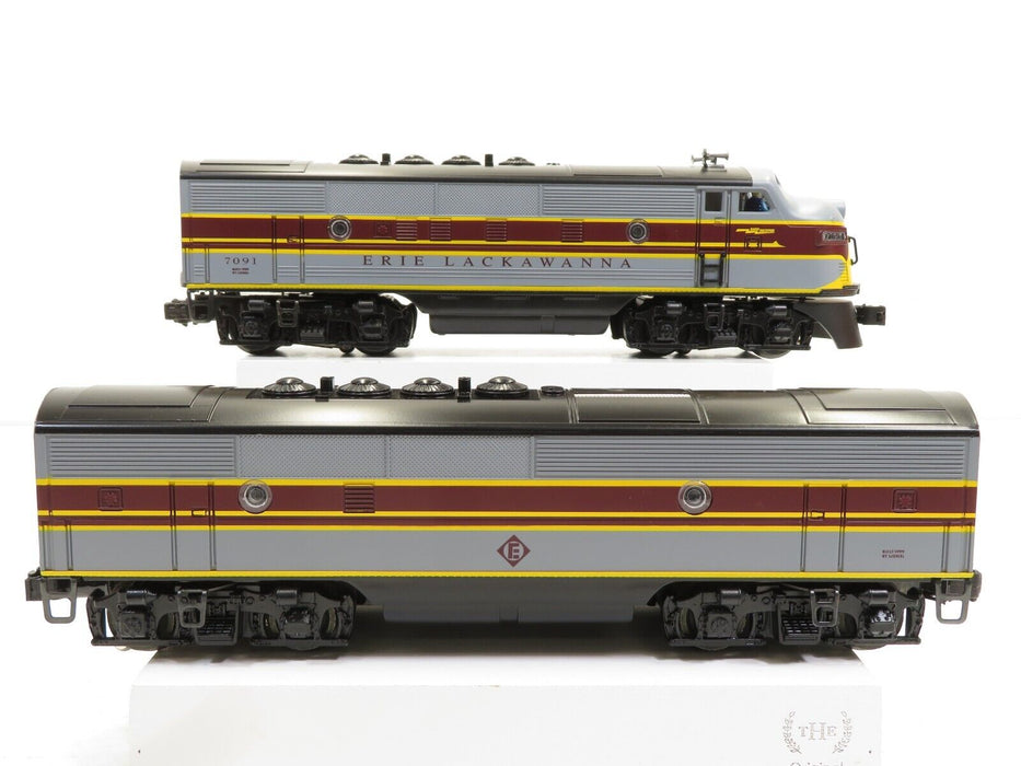 Lionel 6-18195 Erie Lackawanna F-3 AB Diesel 18195, 18196 w/TMCC Sound LN 7743