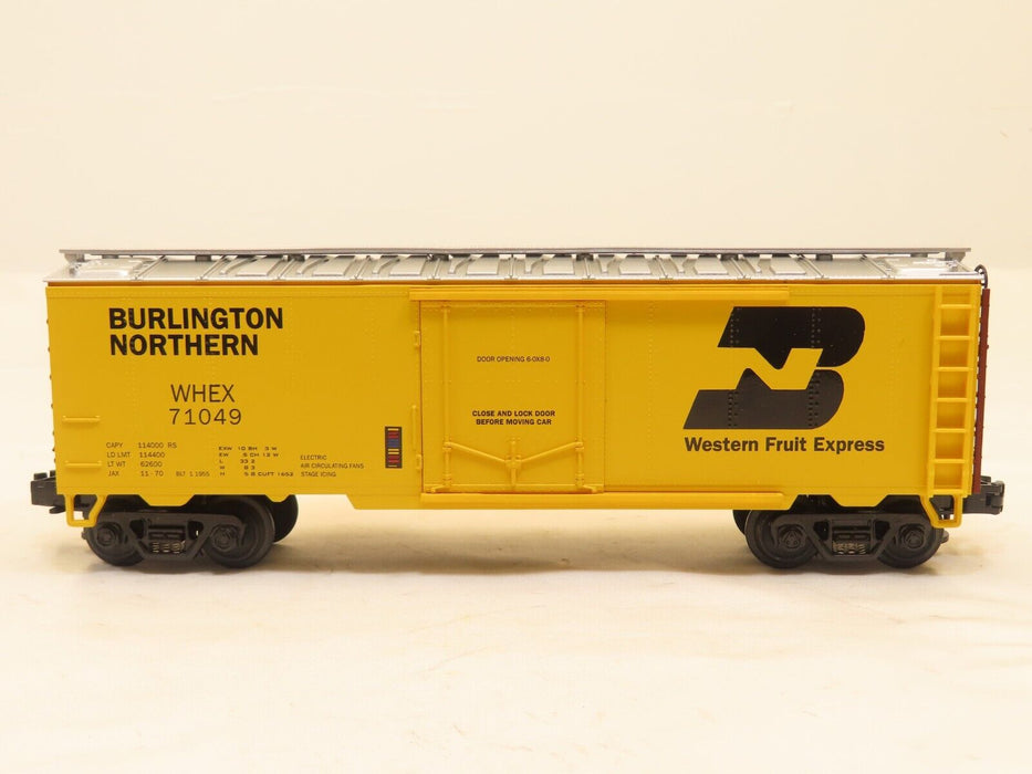 MTH 20-9404L Burlington Northern O Scale Refrigerator Car LN