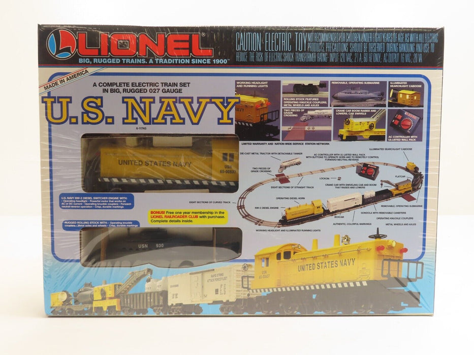 Lionel 6-11745 US Navy RTR Set SEALED NIB