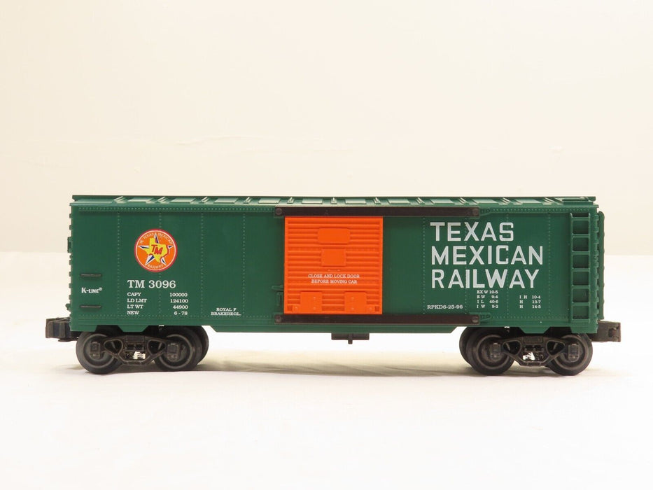 K-Line K-649117IC TCA Texas Mexican Railway Classic Box Car NIB