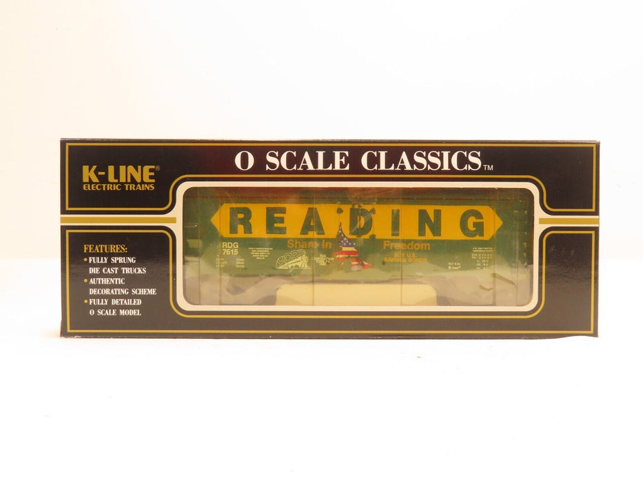 K-Line K-7615 Reading Classic Boxcar LN