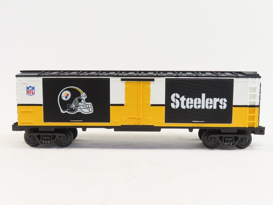 MTH 30-74286 MFL Pittsburgh Steelers 40' Window Box Car LN