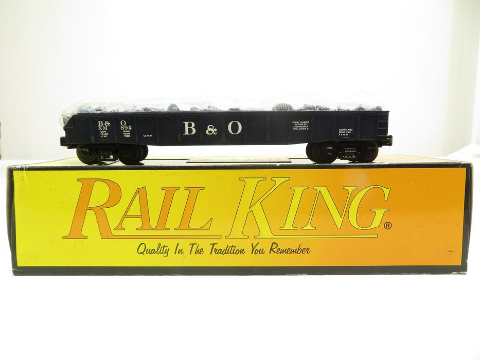 MTH 30-7213 Baltimore & Ohio Gondola Car w/Junk Load LN