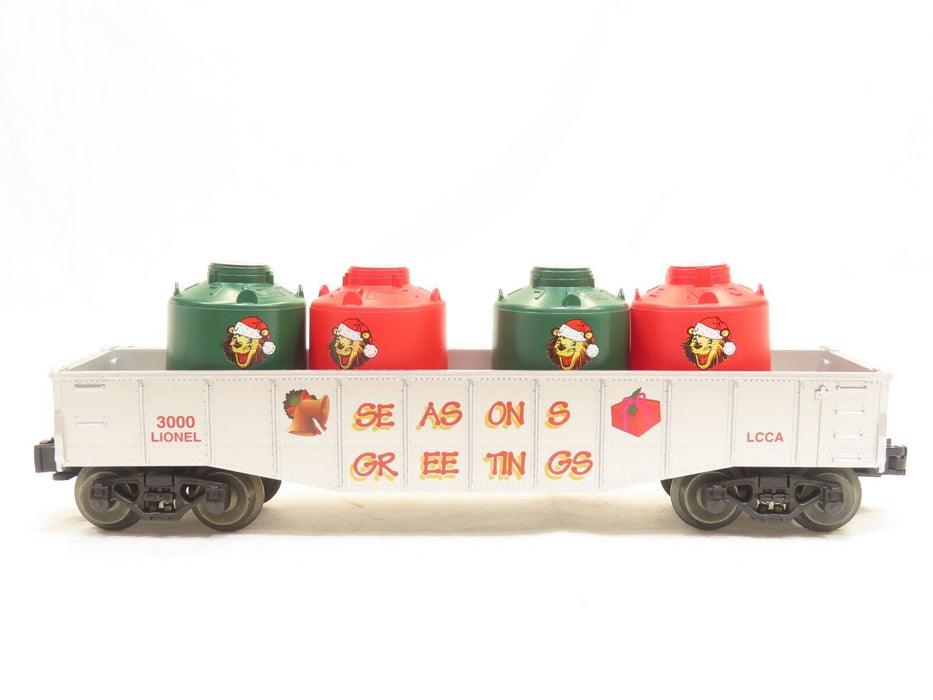 Lionel 6-3000 LCCA Seasons Greetings Christmas Gondola Car Limited Edition  NIB