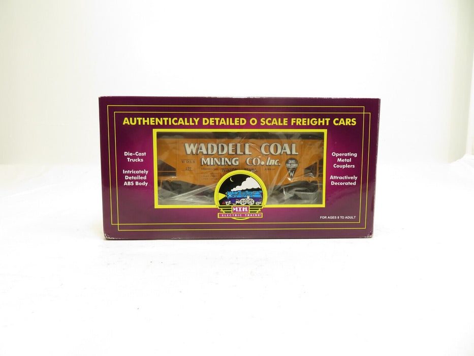 MTH 20-97200 Waddell Coal MTHRRC 2007 2-Bay Fish Belly Hopper Car w/Coal LN