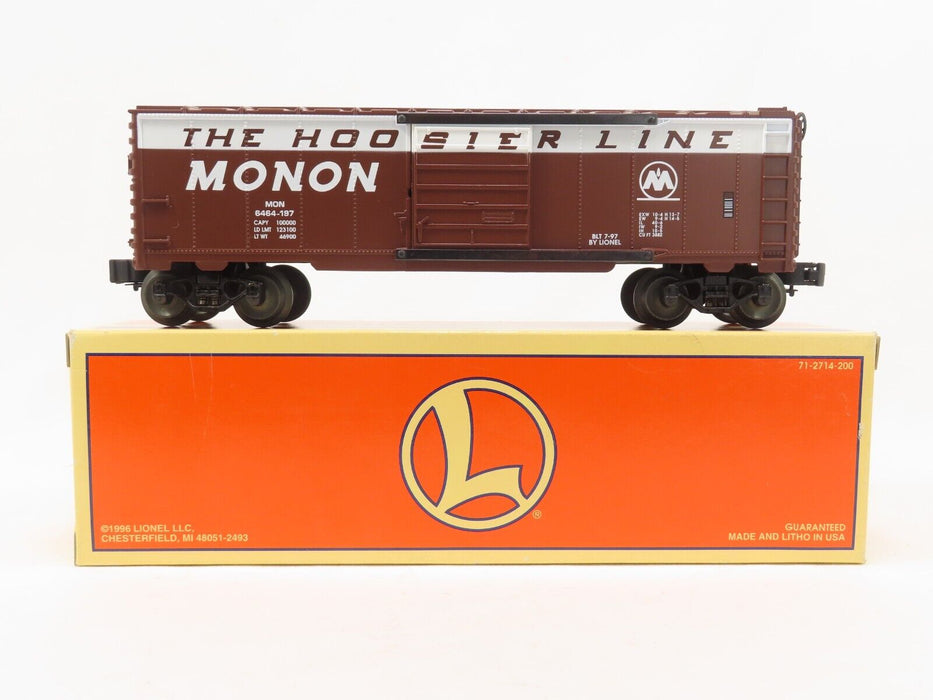 Lionel 6-19289 6464 Monon "Hoosier Line" Boxcar LN