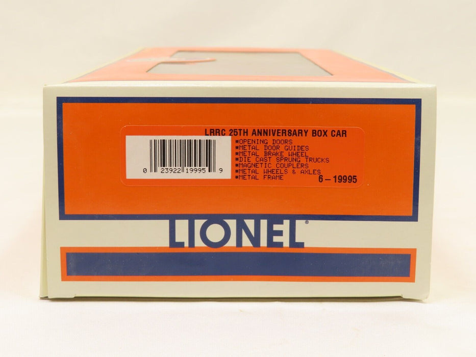 Lionel 6-19995 LRRC 25th Anniversary Box Car LN