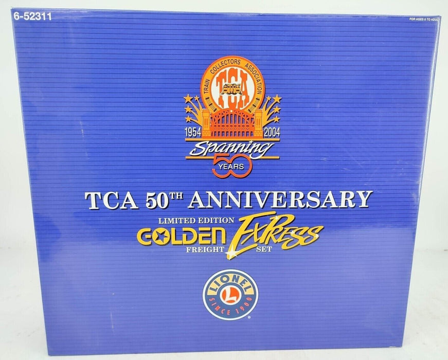 Lionel 6-52311 TCA 50th Anniversary LE Golden Express Freight Set NIB