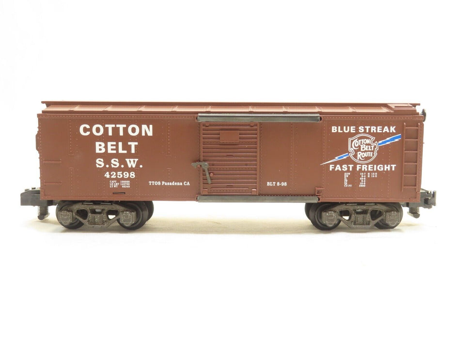 Lionel 6-48209 American Flyer S Gauge Cotton Belt Boxcar NIB