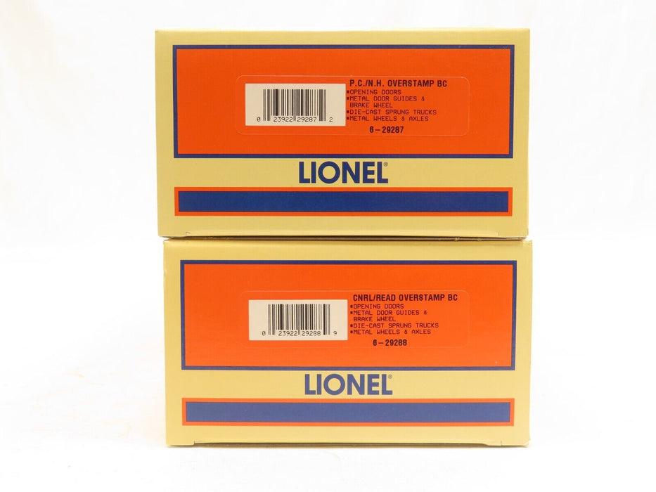 Lionel 6-29286 6464 Overtamped Boxcar 2 PK LN