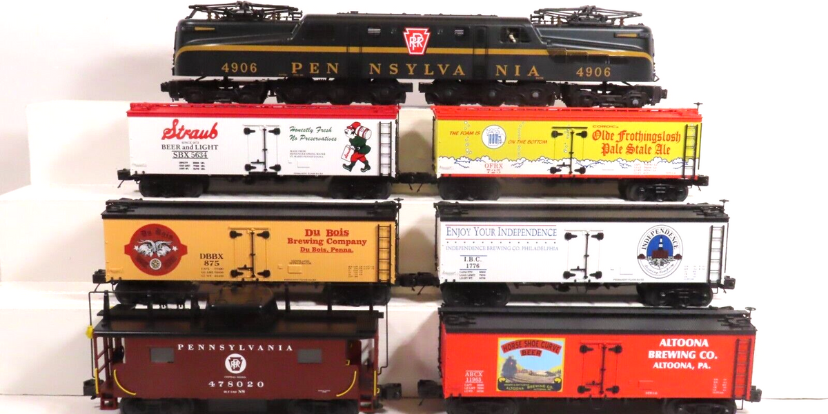 MTH train store set steam Pennsylvania