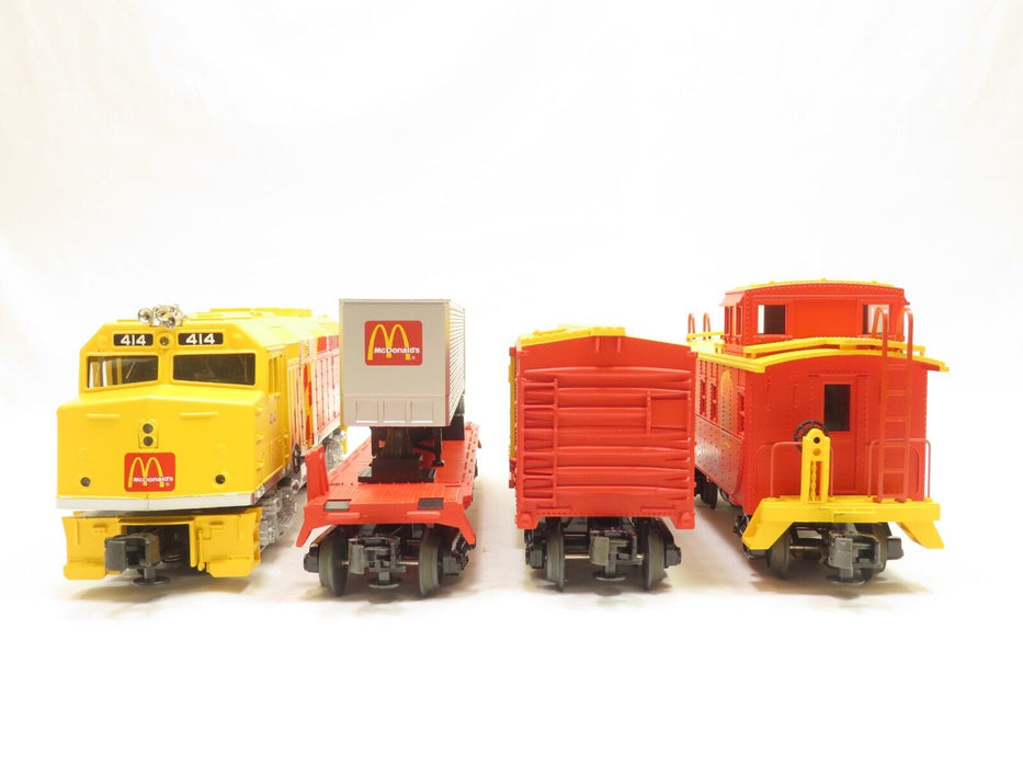 MTH 30-4042-0 McDonalds F40ph RTR Train Set W/Loco Sound LN