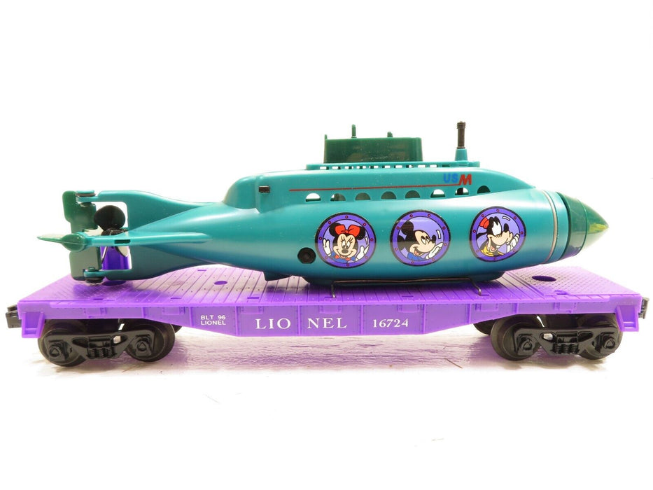 Lionel 6-16724 Mickey & Friends Submarine Car LN