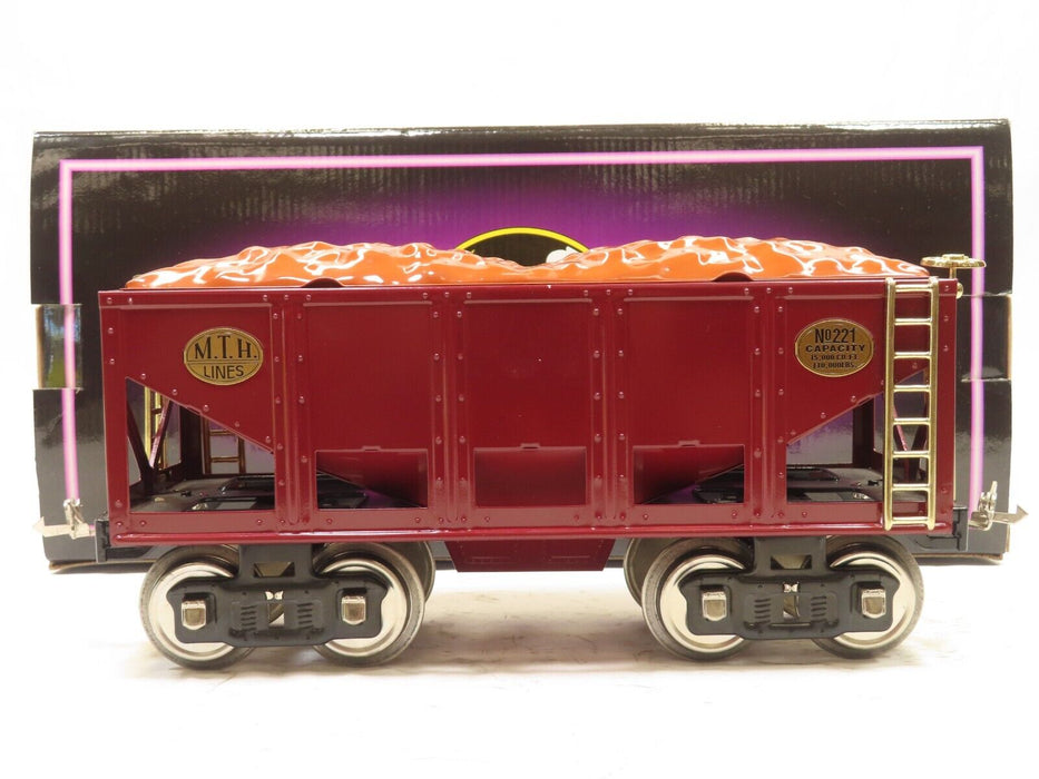 MTH 10-1130 Tinplate Traditions Lionel #221 Red Ore Car LN