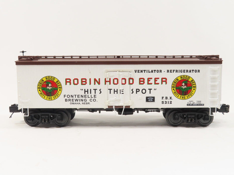 MTH 20-94300 Robin Hood Beer #5312 36' Wood Reefer LN