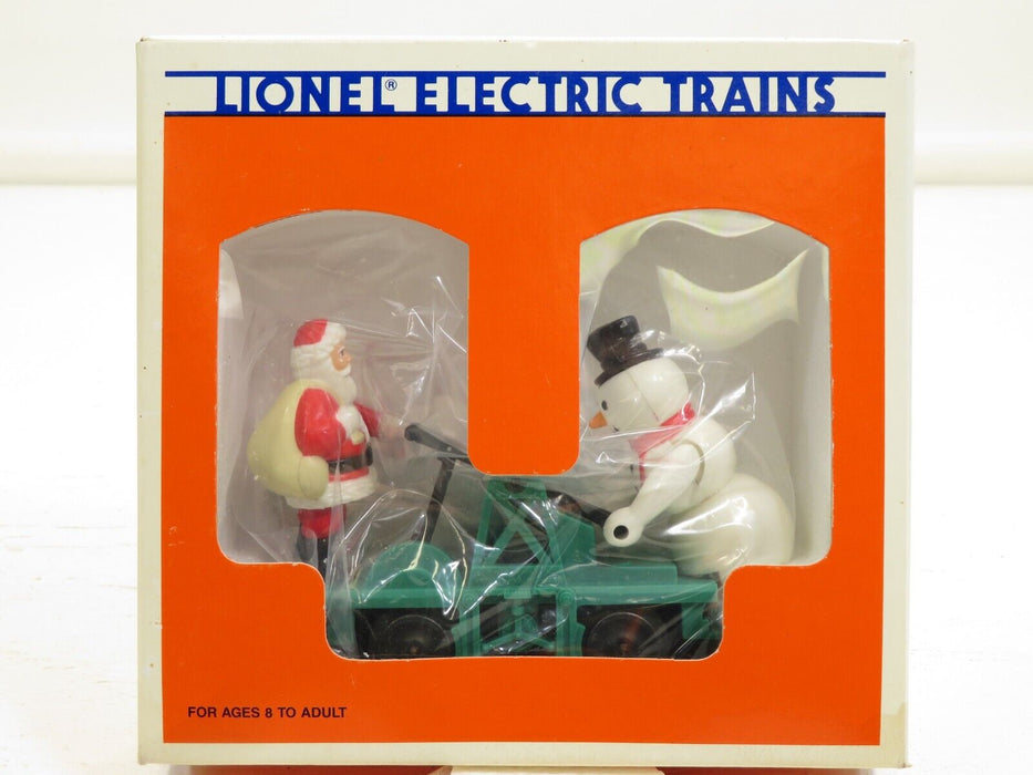 Lionel 6-18422 Santa & Snowman Handcar NIB