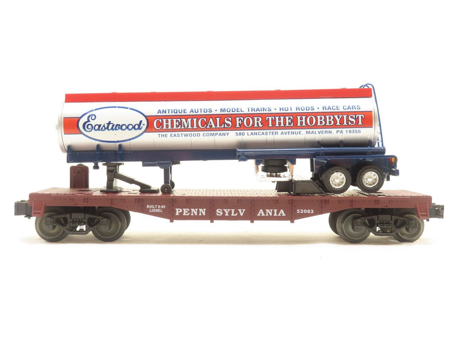 Lionel 6-52083 Eastwood Chemicals Tanker w/Flatcar LN