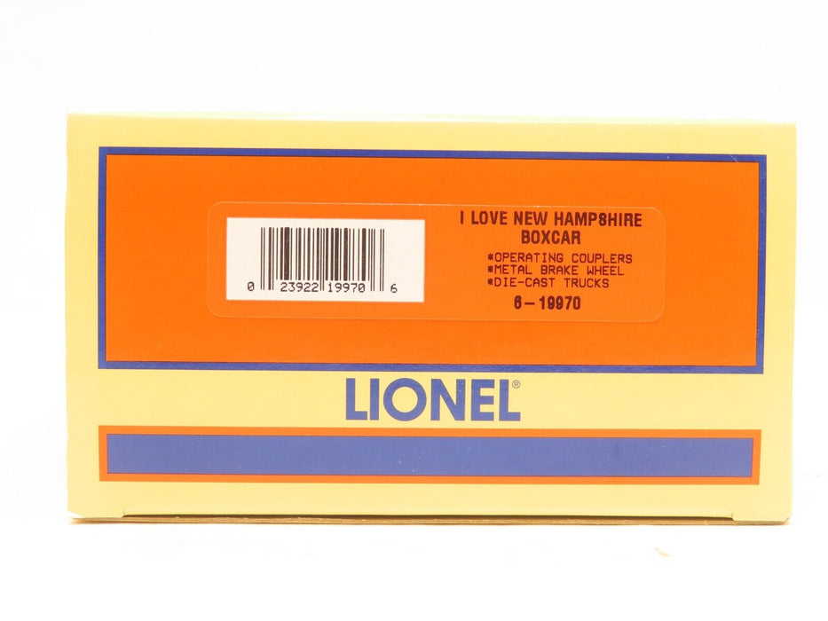 Lionel 6-19970 I Love New Hampshire Boxcar NIB