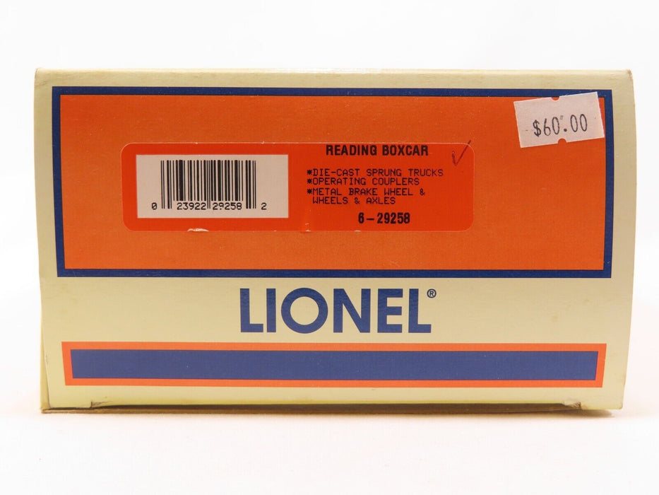 Lionel 6-29258 Reading Boxcar LN