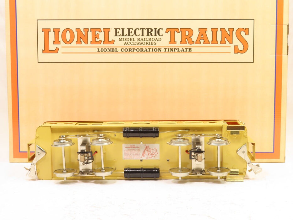 MTH 11-40057 Tinplate Traditions Lionel #18, 19, 182 Cars Orange NIB