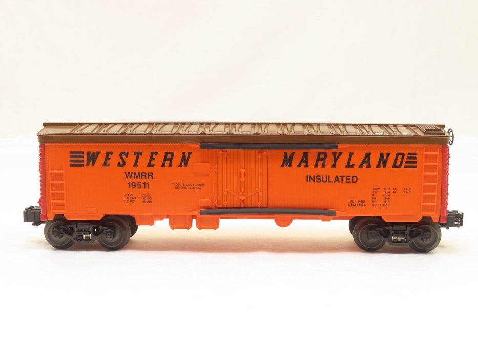 Lionel 6-19511 Western Maryland Reefer NIB