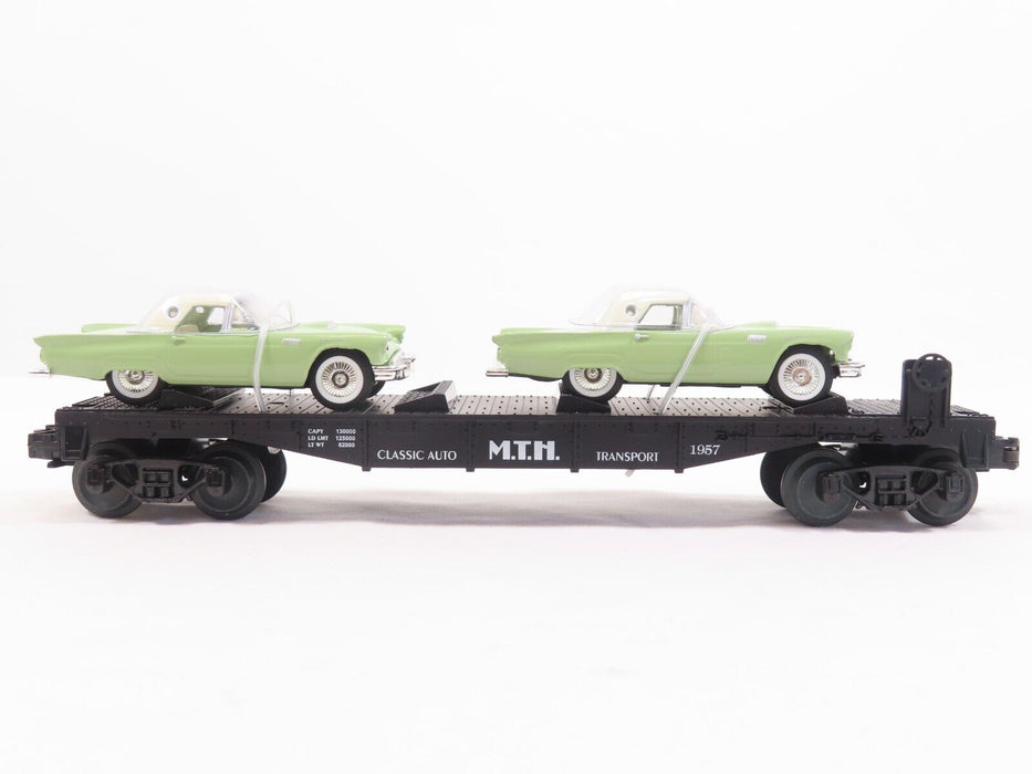 MTH 30-7613 MTH Auto Transport Flat Car w/T'Birds LN