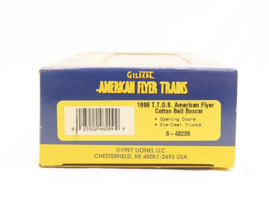 Lionel 6-48209 American Flyer S Gauge Cotton Belt Boxcar NIB