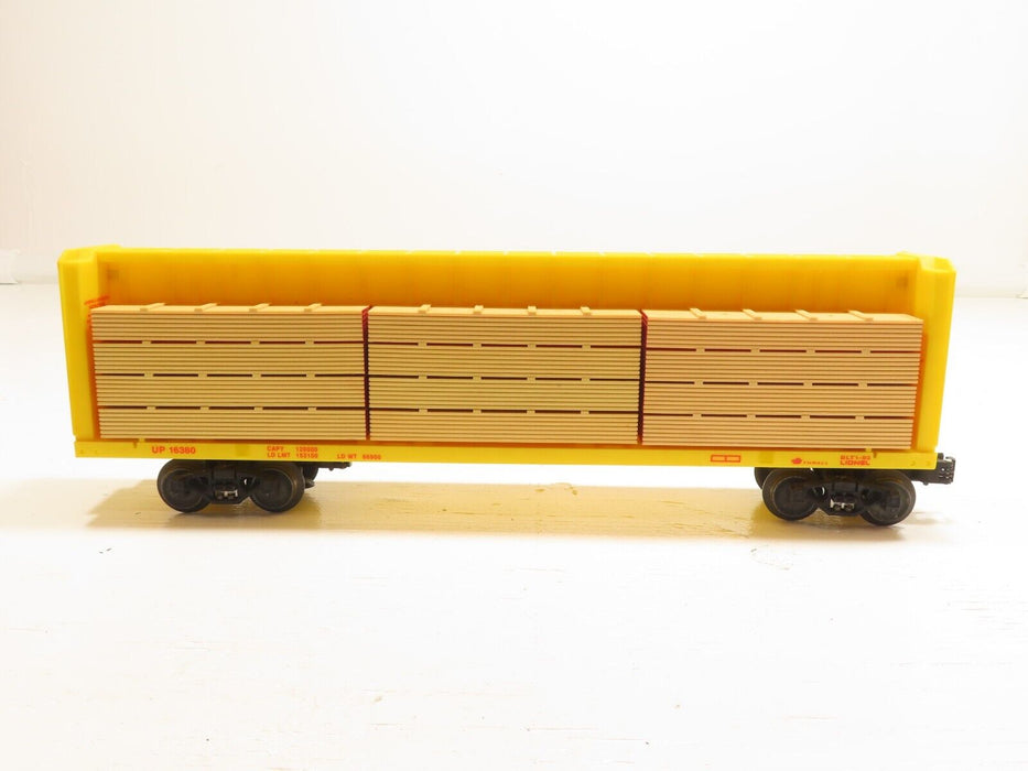 Lionel 6-16380 Union Pacific Center I Ben Flatcar LN