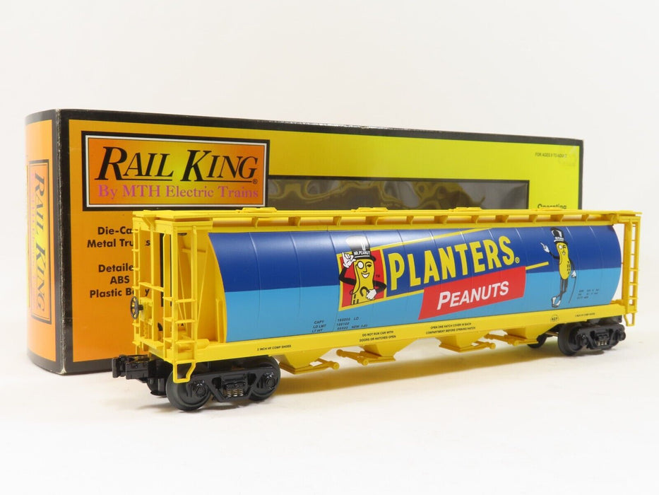 MTH 30-75114 Planters Peanuts 4-Bay Cylindrical Hopper Car LN