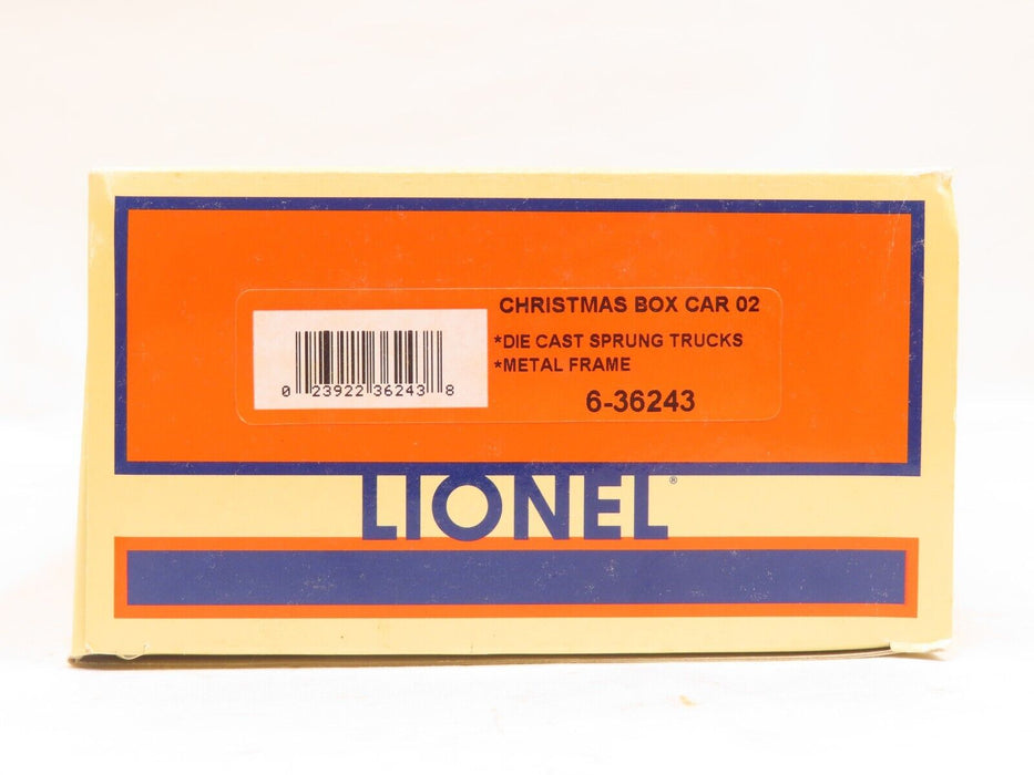 Lionel 6-36243 Christmas Box Car 02 NIB