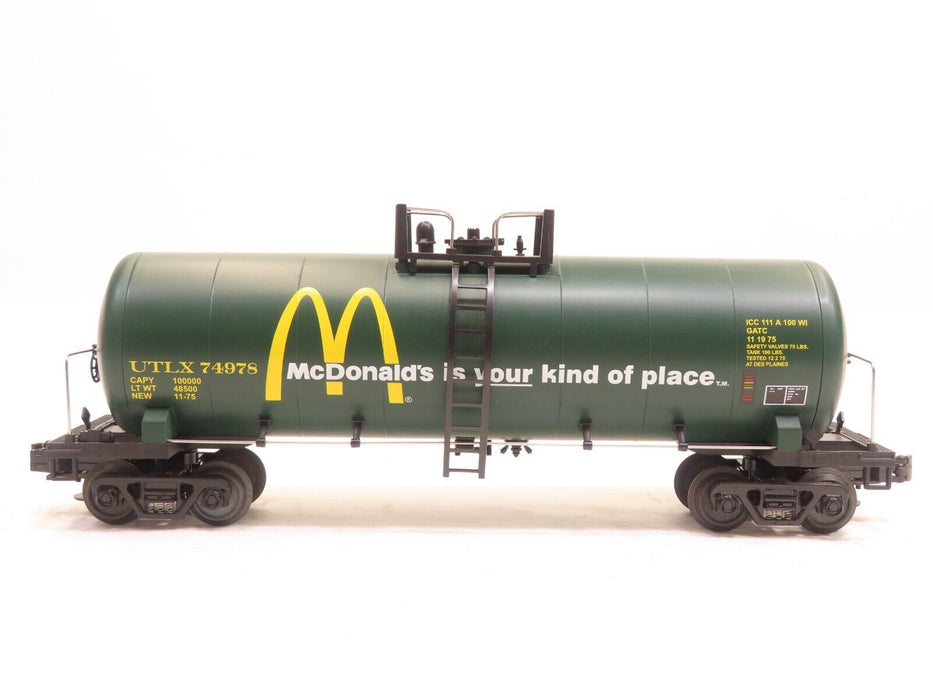 MTH 20-96021 McDonald's Tank Car LN